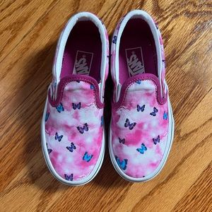 Girls vans slip ons